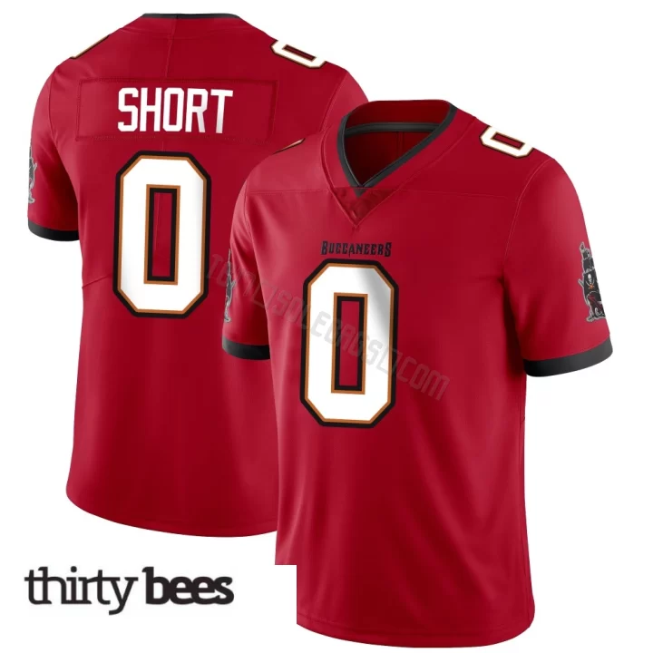 Noah Short ＃0 Tampa Bay Buccaneers Youth Limited Red Team Color Vapor Untouchable Jersey