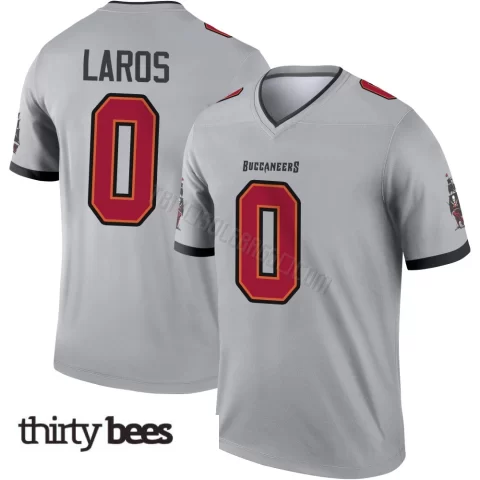 Aidan Laros ＃0 Tampa Bay Buccaneers Youth Legend Gray Inverted Jersey