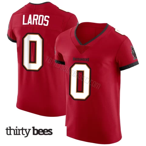 Aidan Laros ＃0 Tampa Bay Buccaneers Men's Elite Red Vapor Jersey