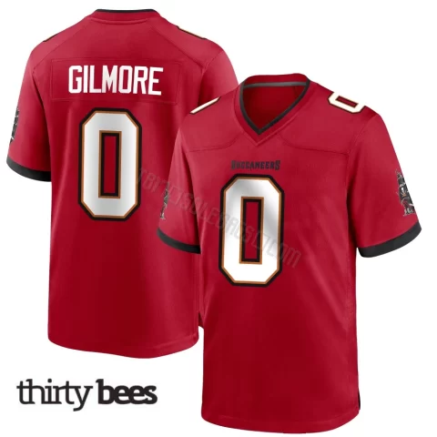 Jy Gilmore ＃0 Tampa Bay Buccaneers Youth Game Red Team Color Jersey