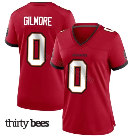 Jy Gilmore ＃0 Tampa Bay Buccaneers Women's Game Red Team Color Jersey