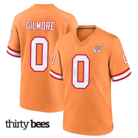 Jy Gilmore ＃0 Tampa Bay Buccaneers Youth Game Cream sicle 50th Season Jersey