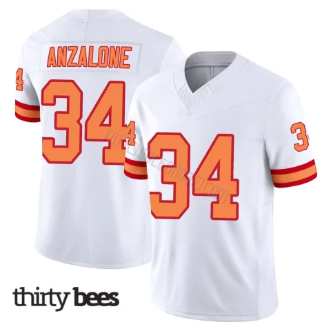 Alex Anzalone ＃34 Tampa Bay Buccaneers Men's Limited White '76 Vapor F.U.S.E. Jersey