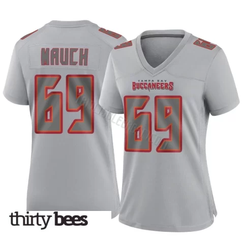 Cody Mauch ＃69 Tampa Bay Buccaneers Women's Game Gray Atmosphere Fashion Jersey