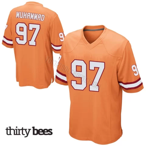 Al-Quadin Muhammad ＃97 Tampa Bay Buccaneers Men's Game Orange Alternate Jersey