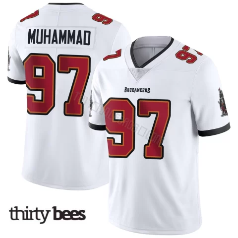 Al-Quadin Muhammad ＃97 Tampa Bay Buccaneers Youth Limited White Vapor Untouchable Jersey