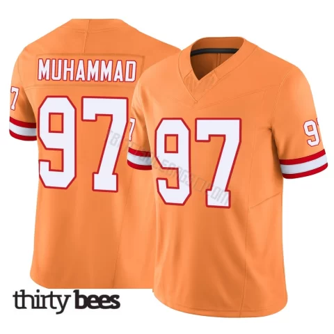 Al-Quadin Muhammad ＃97 Tampa Bay Buccaneers Men's Limited Orange Vapor F.U.S.E. Jersey
