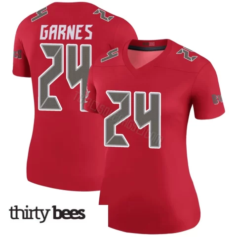 Ayden Garnes ＃24 Tampa Bay Buccaneers Women's Legend Red Color Rush Jersey