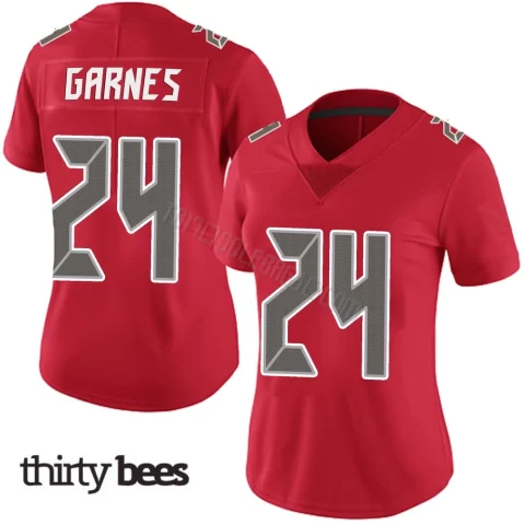 Ayden Garnes ＃24 Tampa Bay Buccaneers Women's Limited Red Team Color Vapor Untouchable Jersey