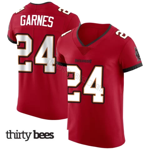Ayden Garnes ＃24 Tampa Bay Buccaneers Men's Elite Red Vapor Jersey