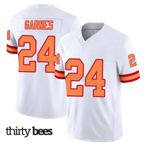 Ayden Garnes ＃24 Tampa Bay Buccaneers Men's Limited White '76 Vapor F.U.S.E. Jersey