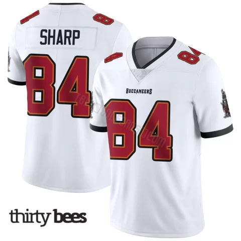 Bauer Sharp ＃84 Tampa Bay Buccaneers Men's Limited White Vapor Untouchable Jersey