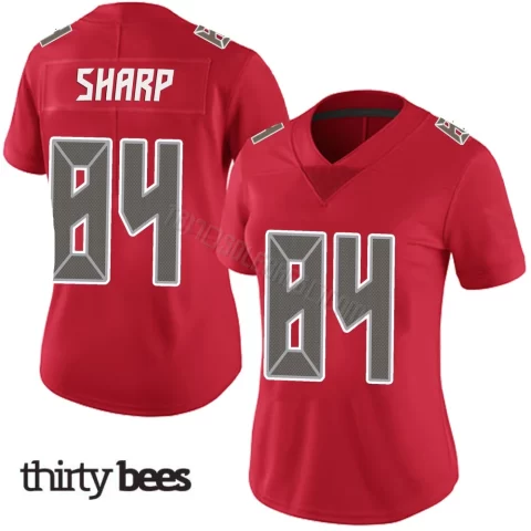 Bauer Sharp ＃84 Tampa Bay Buccaneers Women's Limited Red Team Color Vapor Untouchable Jersey