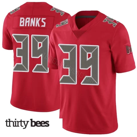 Marcus Banks ＃39 Tampa Bay Buccaneers Youth Limited Red Color Rush Jersey
