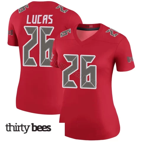 Chase Lucas ＃26 Tampa Bay Buccaneers Women's Legend Red Color Rush Jersey