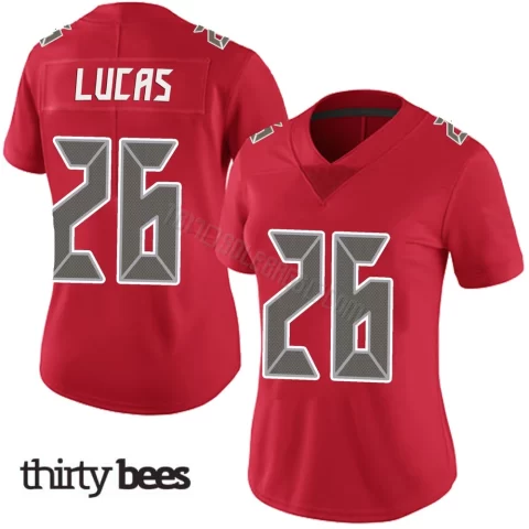 Chase Lucas ＃26 Tampa Bay Buccaneers Women's Limited Red Team Color Vapor Untouchable Jersey