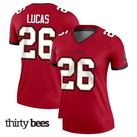 Chase Lucas ＃26 Tampa Bay Buccaneers Women's Legend Red Jersey