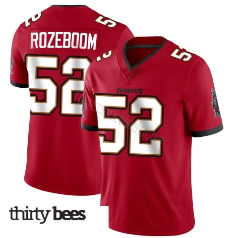 Christian Rozeboom ＃52 Tampa Bay Buccaneers Youth Limited Red Team Color Vapor Untouchable Jersey