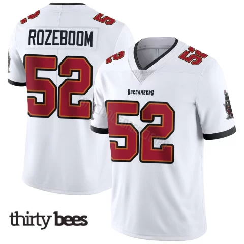 Christian Rozeboom ＃52 Tampa Bay Buccaneers Youth Limited White Vapor Untouchable Jersey