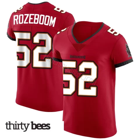 Christian Rozeboom ＃52 Tampa Bay Buccaneers Men's Elite Red Vapor Jersey