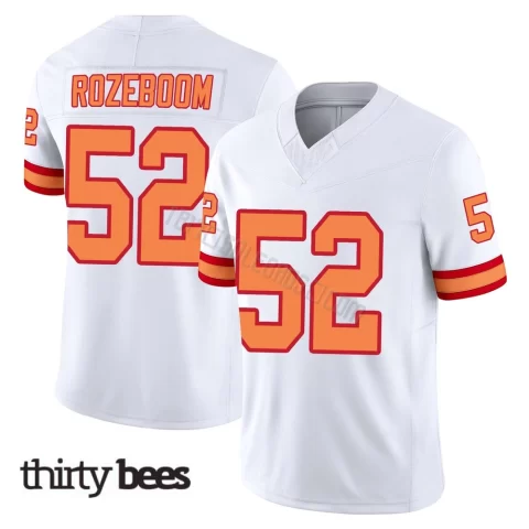 Christian Rozeboom ＃52 Tampa Bay Buccaneers Men's Limited White '76 Vapor F.U.S.E. Jersey
