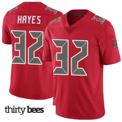 Josh Hayes ＃32 Tampa Bay Buccaneers Youth Limited Red Color Rush Jersey