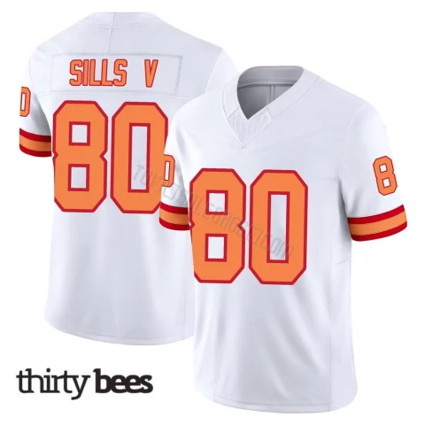 David Sills V ＃80 Tampa Bay Buccaneers Men's Limited White '76 Vapor F.U.S.E. Jersey