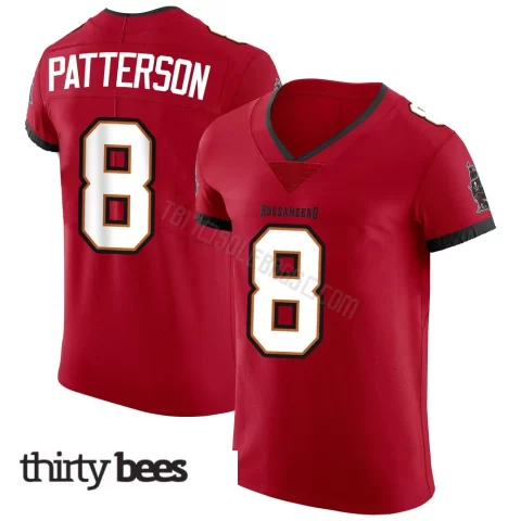 Dean Patterson ＃8 Tampa Bay Buccaneers Men's Elite Red Vapor Jersey