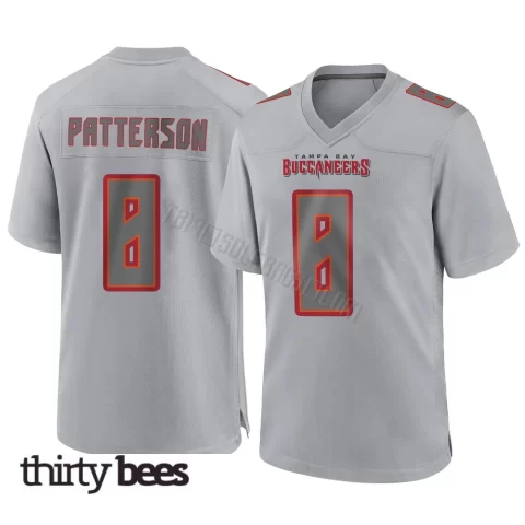 Dean Patterson ＃8 Tampa Bay Buccaneers Men's Game Gray Atmosphere Fashion Jersey