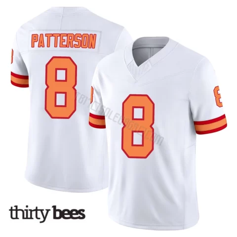 Dean Patterson ＃8 Tampa Bay Buccaneers Men's Limited White '76 Vapor F.U.S.E. Jersey