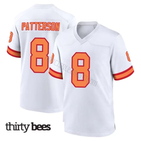 Dean Patterson ＃8 Tampa Bay Buccaneers Youth Game White '76 Jersey
