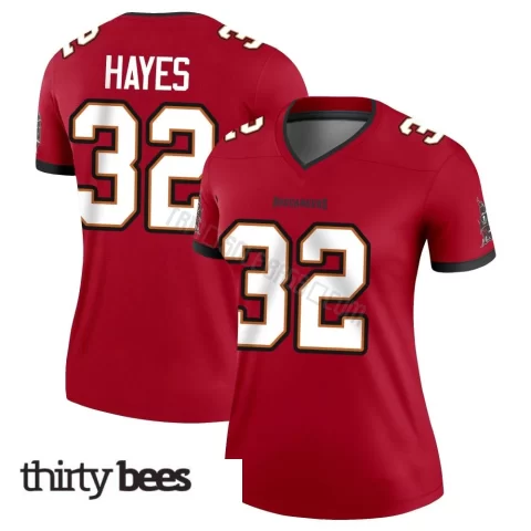 Josh Hayes ＃32 Tampa Bay Buccaneers Women's Legend Red Jersey