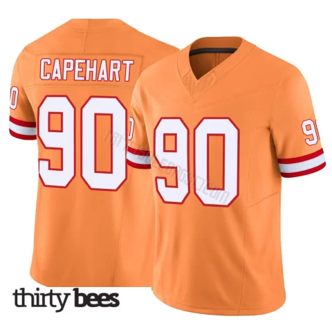 DeMonte Capehart ＃90 Tampa Bay Buccaneers Men's Limited Orange Vapor F.U.S.E. Jersey