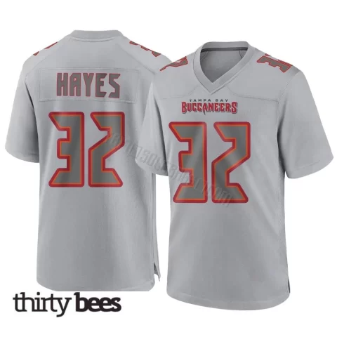 Josh Hayes ＃32 Tampa Bay Buccaneers Men's Game Gray Atmosphere Fashion Jersey