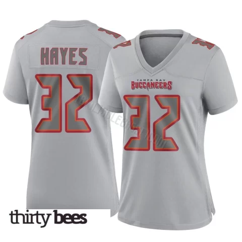 Josh Hayes ＃32 Tampa Bay Buccaneers Women's Game Gray Atmosphere Fashion Jersey