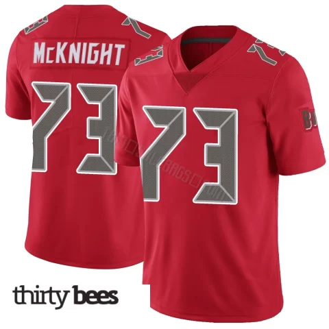 Deshawn McKnight ＃73 Tampa Bay Buccaneers Youth Limited Red Color Rush Jersey