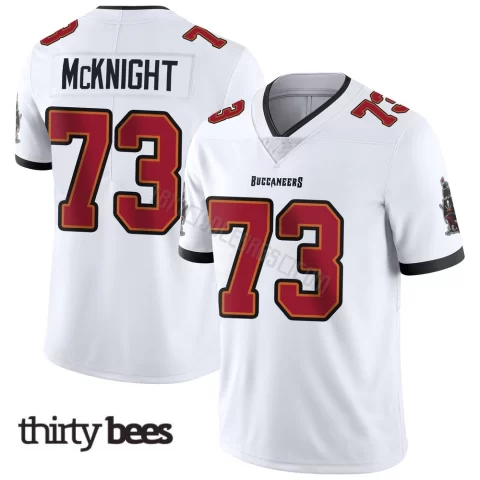 Deshawn McKnight ＃73 Tampa Bay Buccaneers Men's Limited White Vapor Untouchable Jersey
