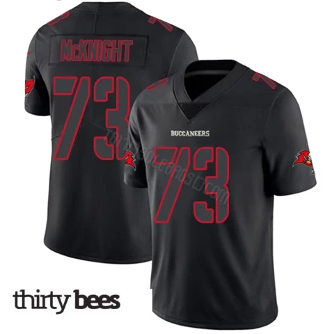 Deshawn McKnight ＃73 Tampa Bay Buccaneers Men's Limited Black Impact Jersey