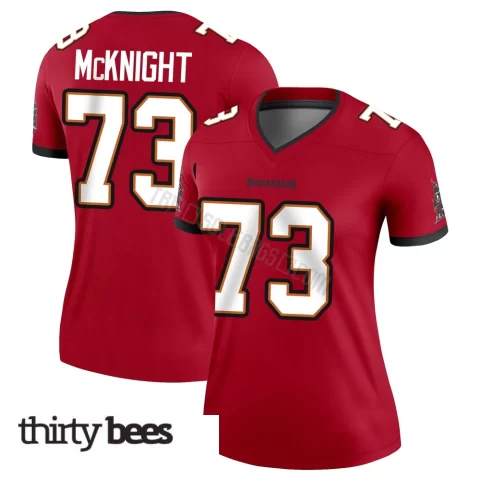 Deshawn McKnight ＃73 Tampa Bay Buccaneers Women's Legend Red Jersey