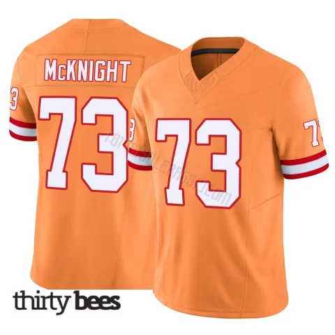 Deshawn McKnight ＃73 Tampa Bay Buccaneers Men's Limited Orange Vapor F.U.S.E. Jersey