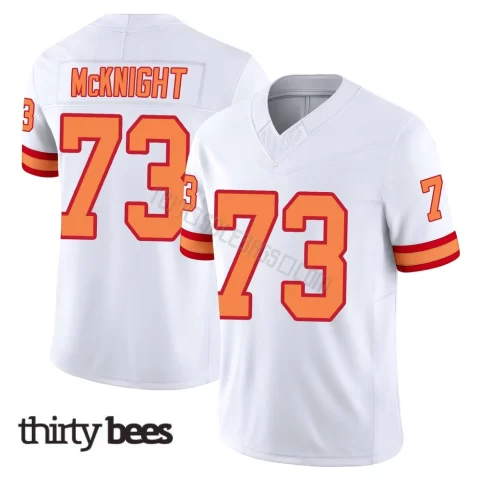 Deshawn McKnight ＃73 Tampa Bay Buccaneers Youth Limited White '76 Vapor F.U.S.E. Jersey