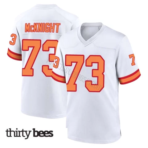 Deshawn McKnight ＃73 Tampa Bay Buccaneers Youth Game White '76 Jersey