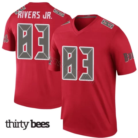 Eric Rivers Jr. ＃83 Tampa Bay Buccaneers Youth Legend Red Color Rush Jersey