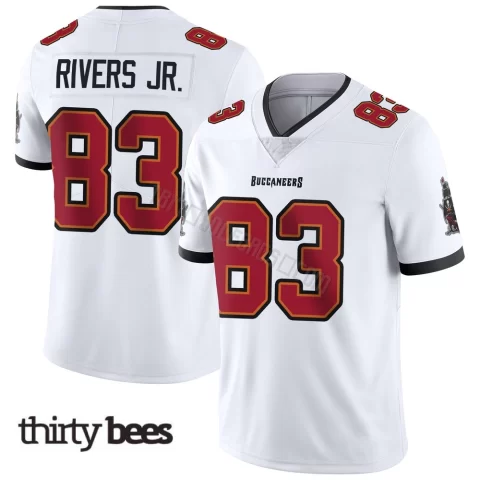 Eric Rivers Jr. ＃83 Tampa Bay Buccaneers Men's Limited White Vapor Untouchable Jersey