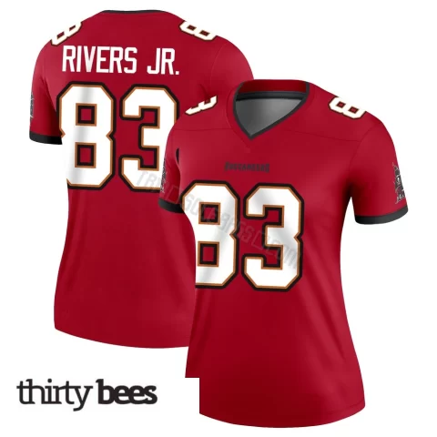 Eric Rivers Jr. ＃83 Tampa Bay Buccaneers Women's Legend Red Jersey