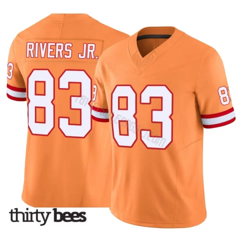 Eric Rivers Jr. ＃83 Tampa Bay Buccaneers Men's Limited Orange Vapor F.U.S.E. Jersey