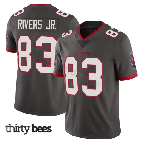 Eric Rivers Jr. ＃83 Tampa Bay Buccaneers Youth Limited Pewter Alternate Vapor Jersey