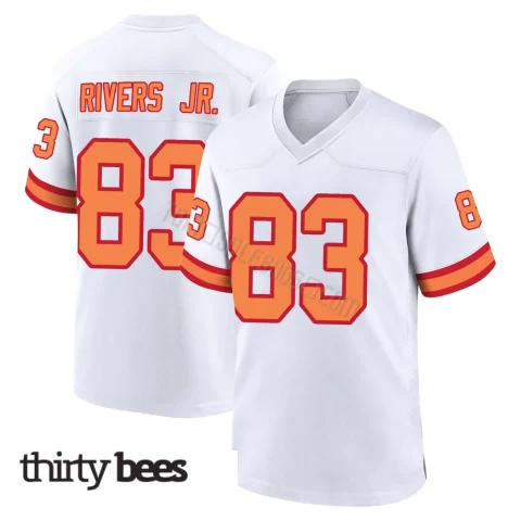 Eric Rivers Jr. ＃83 Tampa Bay Buccaneers Youth Game White '76 Jersey