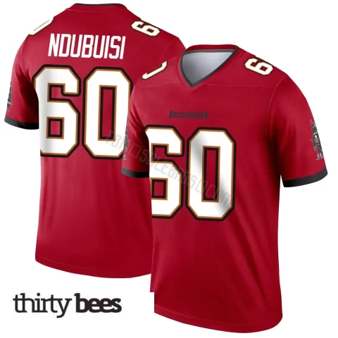 Haggai Ndubuisi ＃60 Tampa Bay Buccaneers Youth Legend Red Jersey