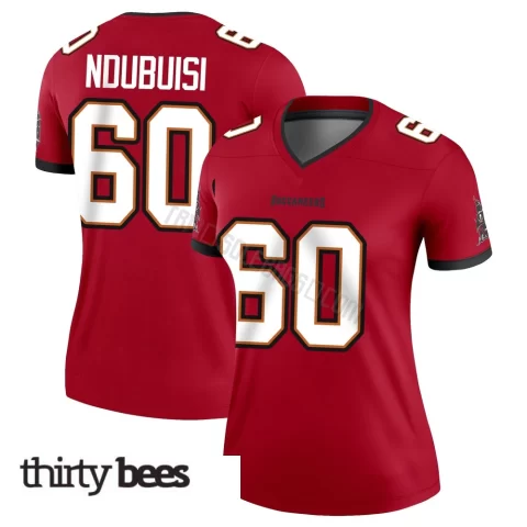 Haggai Ndubuisi ＃60 Tampa Bay Buccaneers Women's Legend Red Jersey